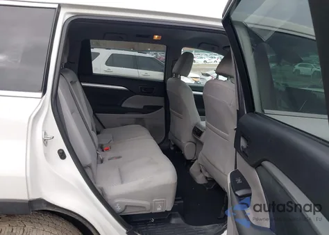 2019 Toyota Highlander Le из США, поврежденный, VIN 5TDBZRFH5KS965629